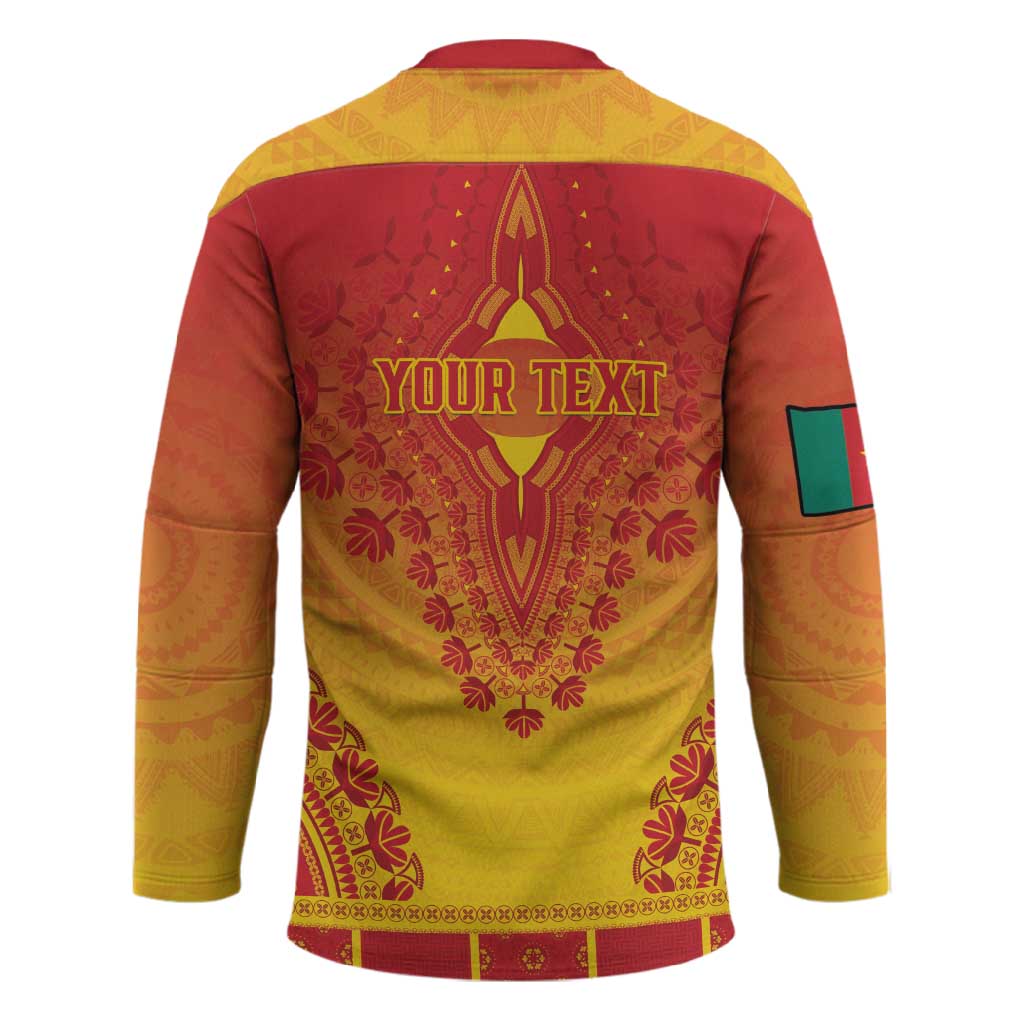 Personalized Cameroon African Dashiki Hockey Jersey