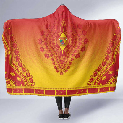 Afro Cameroon Hooded Blanket African Dashiki Style - African Pride