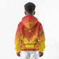 Personalized Afro Cameroon Kid Hoodie African Dashiki Style - African Pride