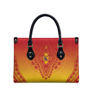 Cameroon African Dashiki Leather Bag