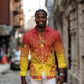 Personalized Afro Cameroon Long Sleeve Button Shirt African Dashiki Style - African Pride