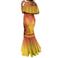 Personalized Afro Cameroon Mermaid Dress African Dashiki Style - African Pride