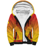 Personalized Afro Cameroon Sherpa Hoodie African Dashiki Style - African Pride