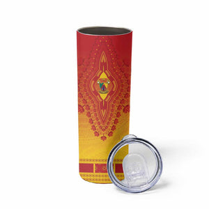 Personalized Afro Cameroon Skinny Tumbler African Dashiki Style - African Pride