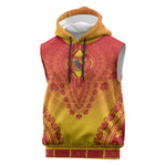 Personalized Afro Cameroon Sleeveless Hoodie African Dashiki Style - African Pride
