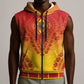 Personalized Afro Cameroon Sleeveless Zip Hoodie African Dashiki Style - African Pride