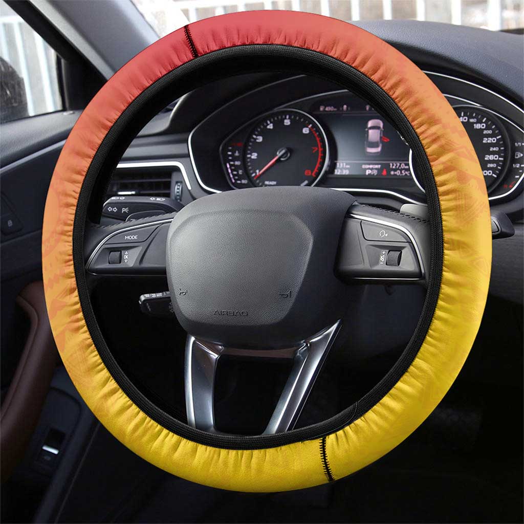 Afro Cameroon Steering Wheel Cover African Dashiki Style - African Pride