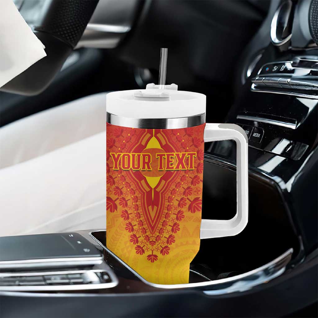 Personalized Afro Cameroon Tumbler With Handle African Dashiki Style - African Pride