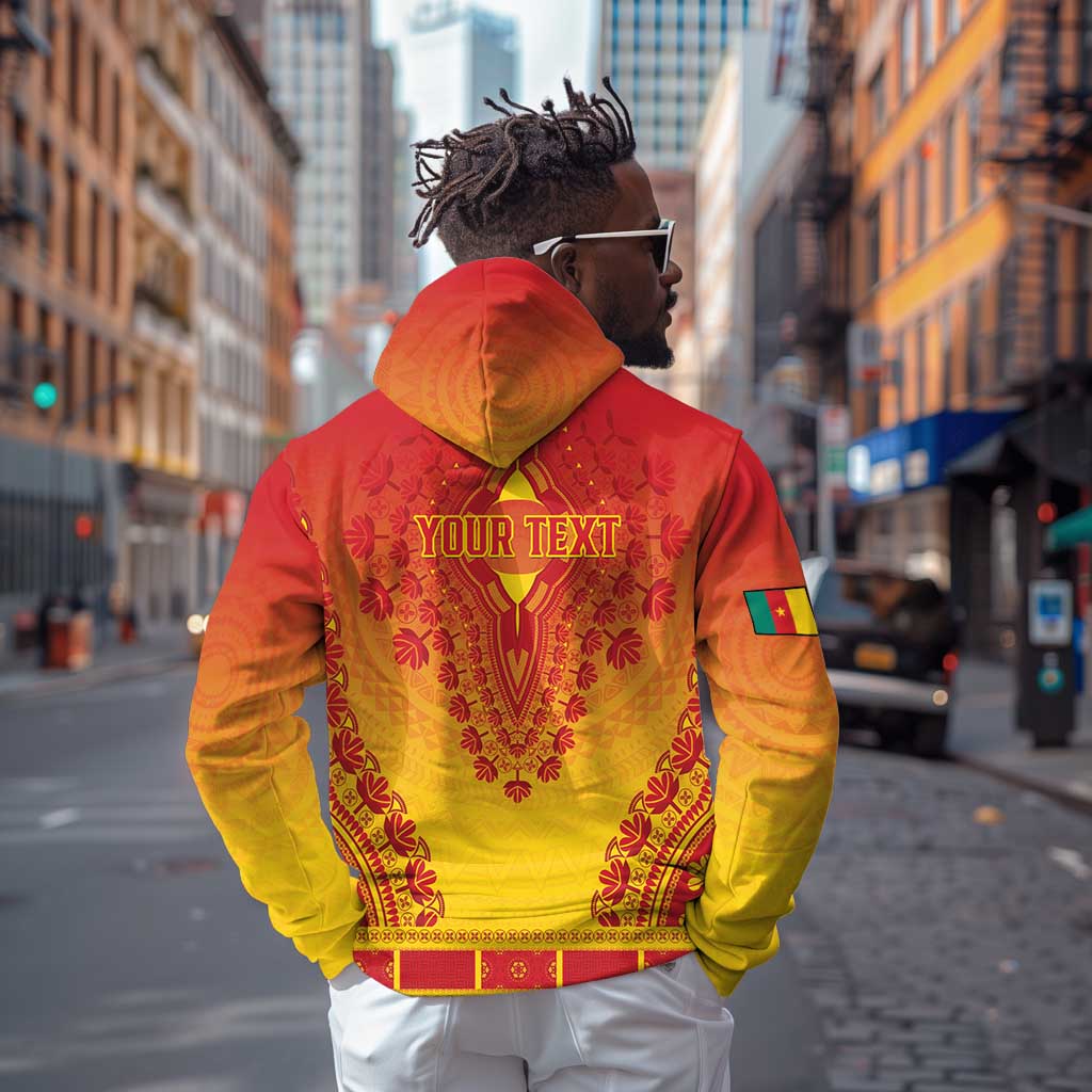 Personalized Afro Cameroon Zip Hoodie African Dashiki Style - African Pride