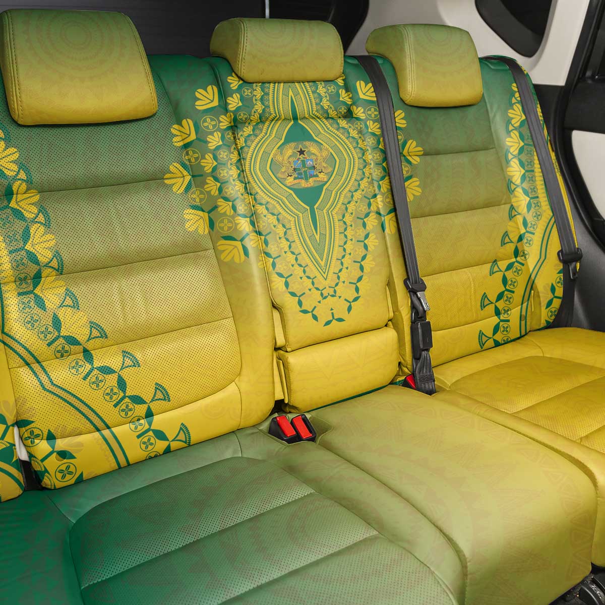 Afro Ghana Back Car Seat Cover African Dashiki Style - African Pride