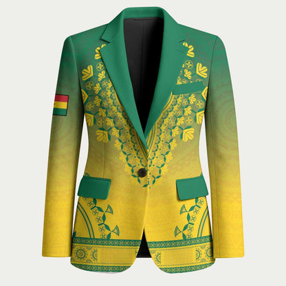 Personalized Ghana African Dashiki Blazer