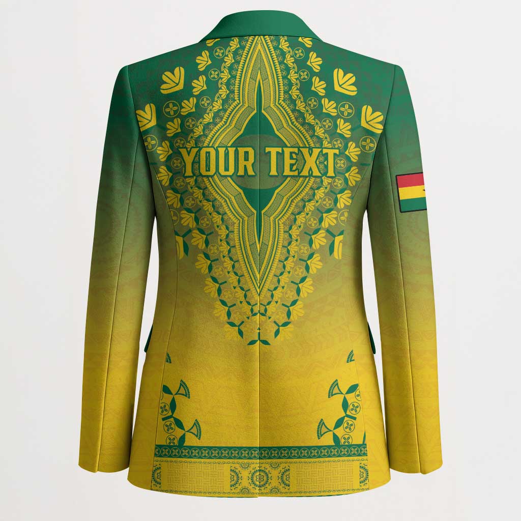 Personalized Ghana African Dashiki Blazer