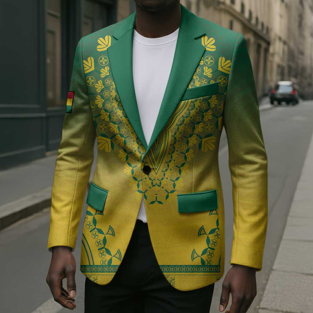 Personalized Ghana African Dashiki Blazer