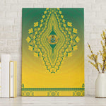 Afro Ghana Canvas Wall Art African Dashiki Style - African Pride