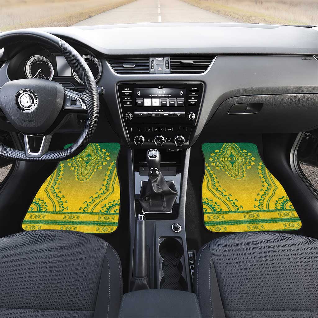 Personalized Afro Ghana Car Mats African Dashiki Style - African Pride
