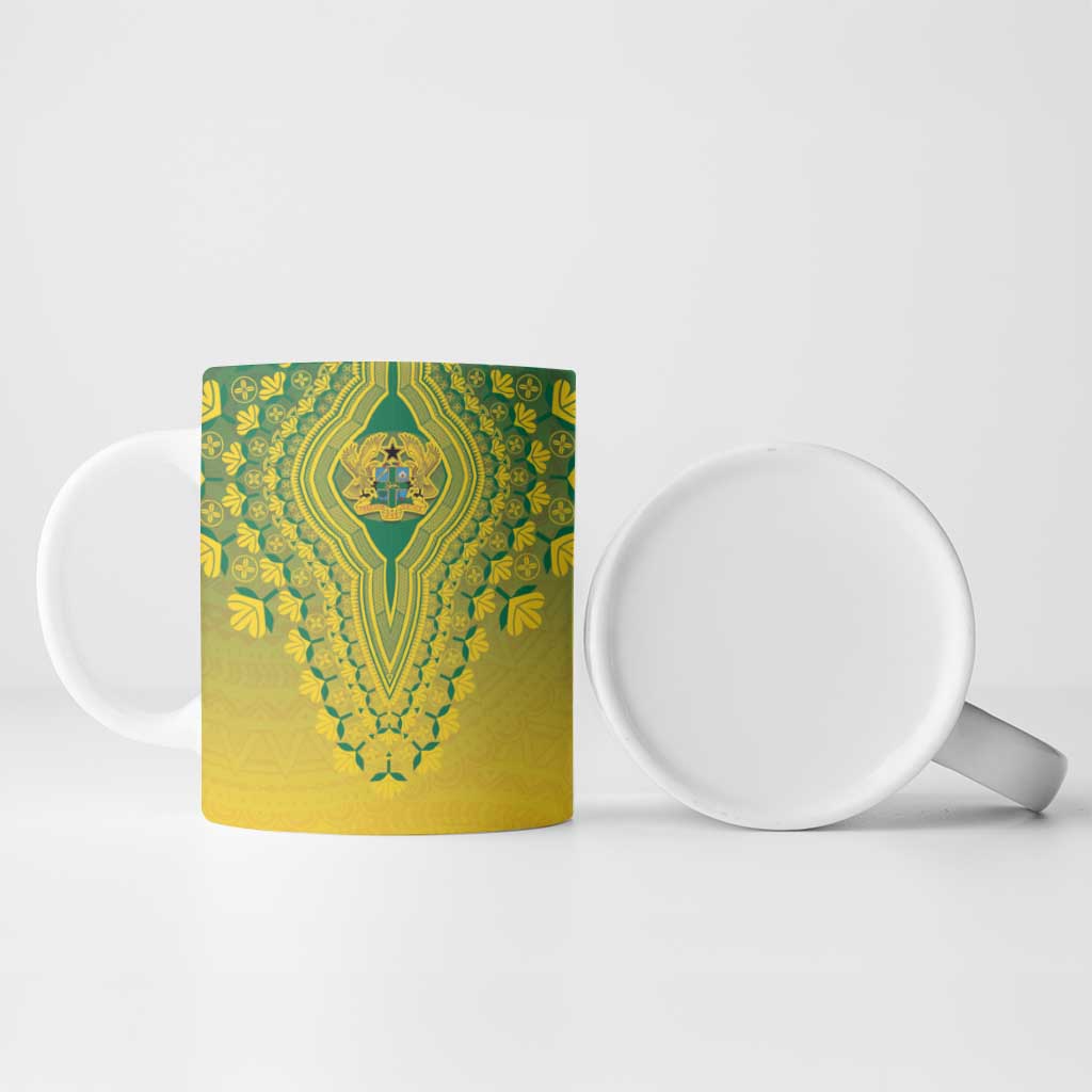 Personalized Ghana African Dashiki Ceramic Mug