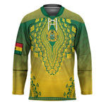 Personalized Ghana African Dashiki Hockey Jersey