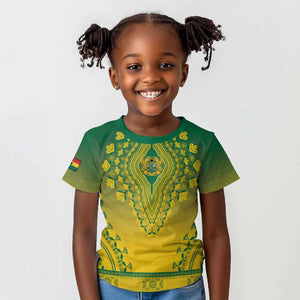 Personalized Afro Ghana Kid T shirt African Dashiki Style - African Pride