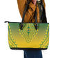 Afro Ghana Leather Tote Bag African Dashiki Style - African Pride