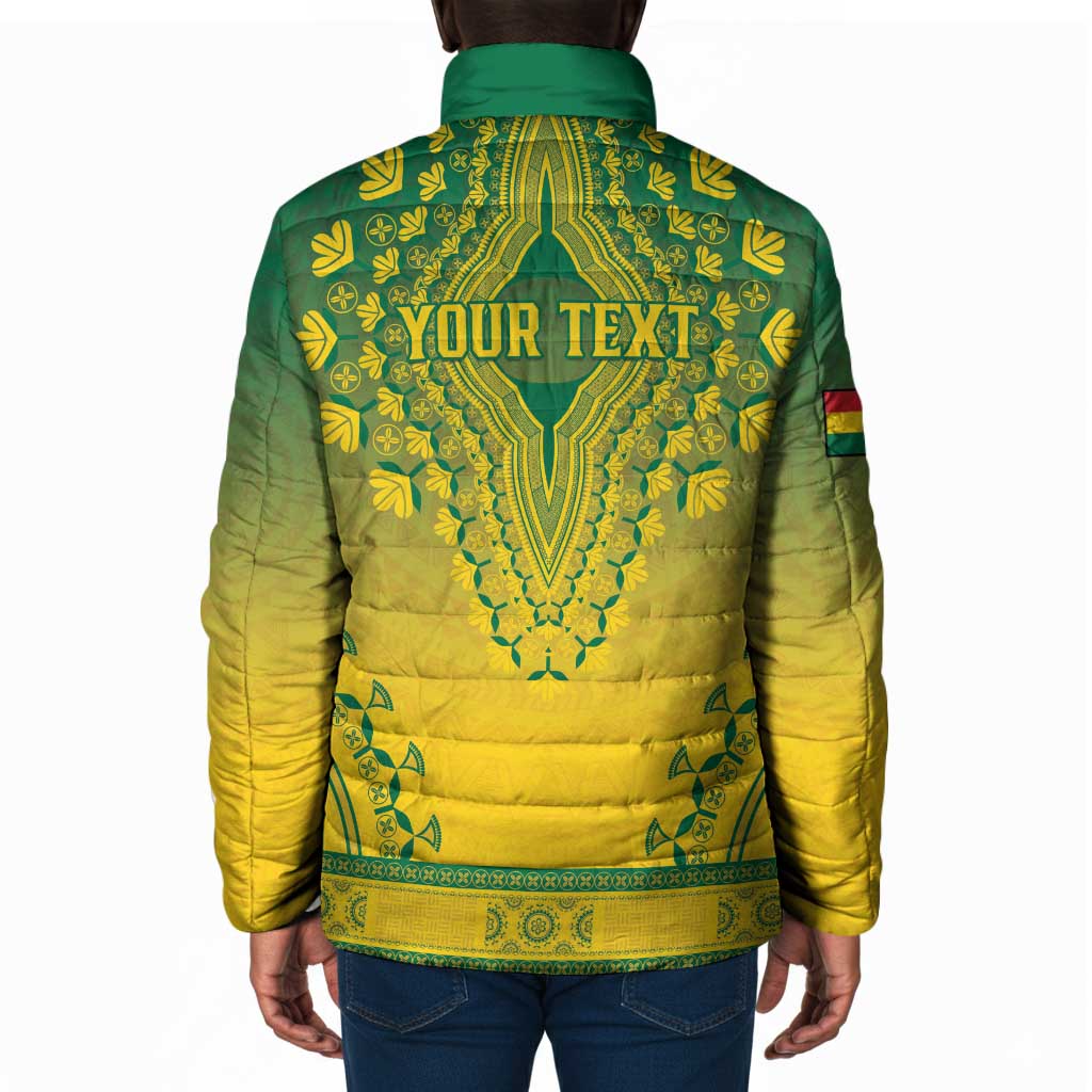 Personalized Ghana African Dashiki Padded Jacket