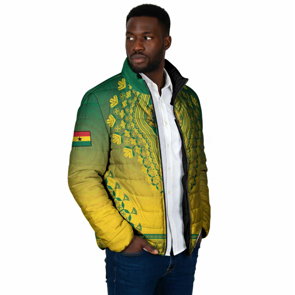 Personalized Ghana African Dashiki Padded Jacket