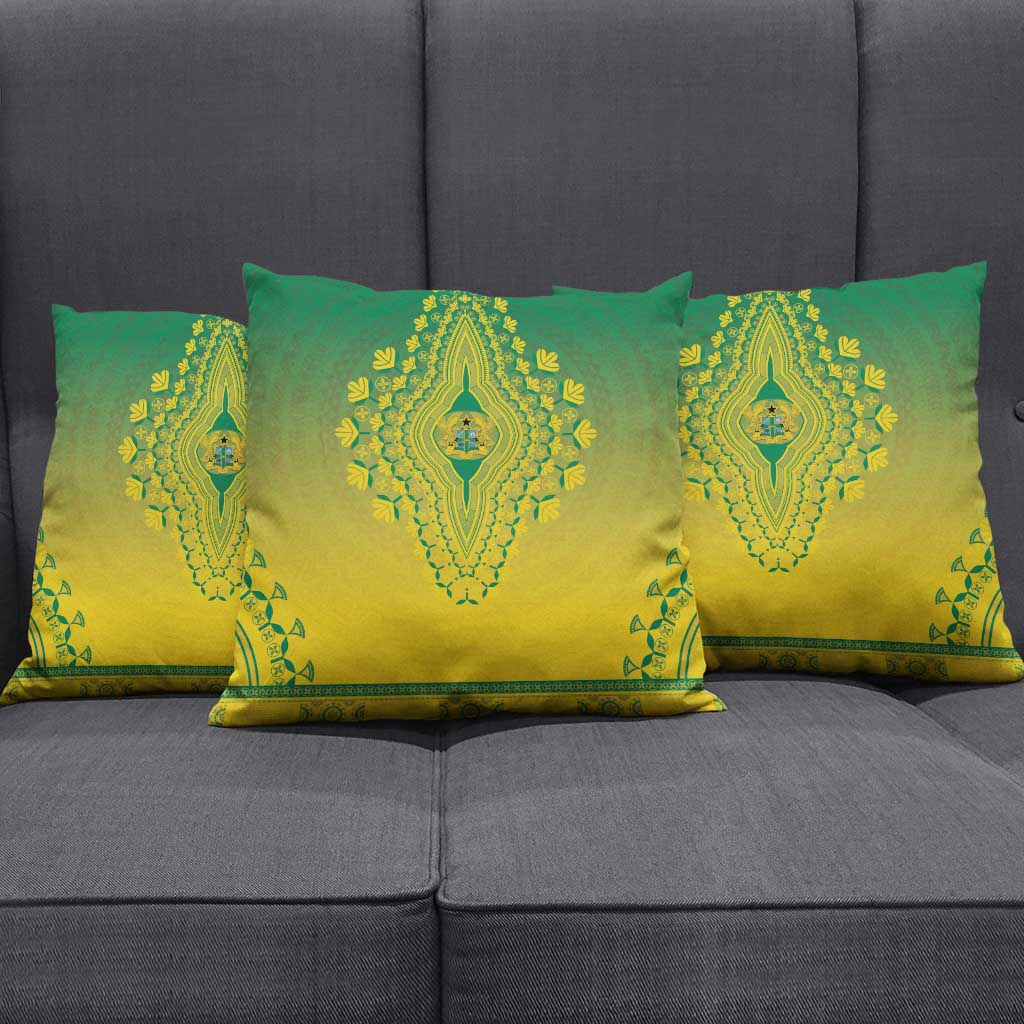 Ghana African Dashiki Pillow Cover