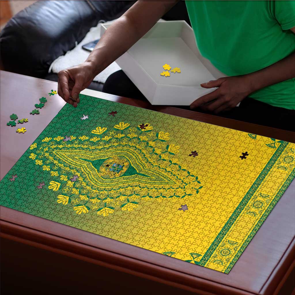Ghana African Dashiki Puzzle