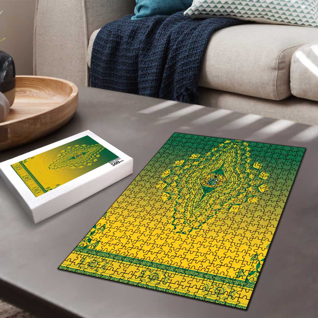 Ghana African Dashiki Puzzle