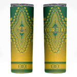 Personalized Afro Ghana Skinny Tumbler African Dashiki Style - African Pride
