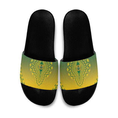 Ghana African Dashiki Slide Sandals