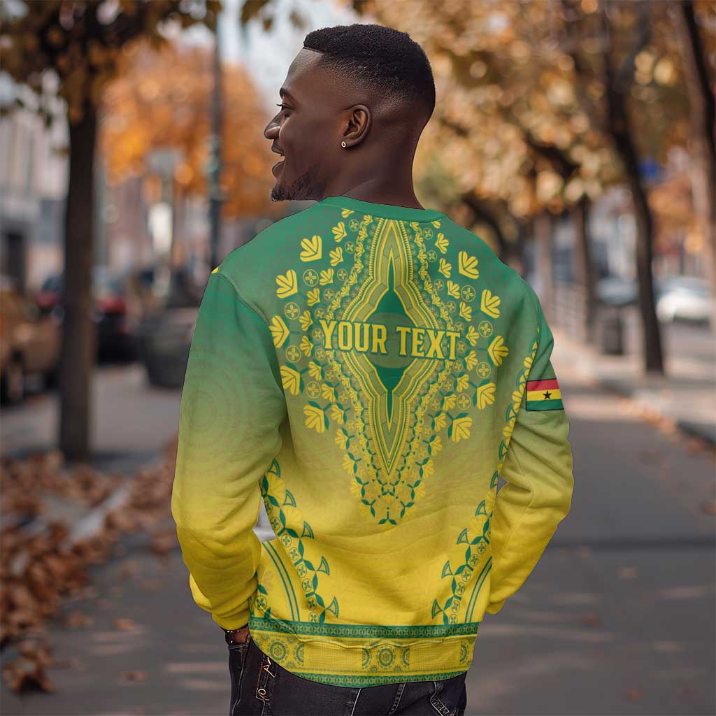 Personalized Afro Ghana Sweatshirt African Dashiki Style - African Pride