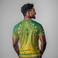 Personalized Afro Ghana T shirt African Dashiki Style - African Pride