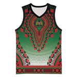 Personalized Afro Kenya Basketball Jersey African Dashiki Style LT15