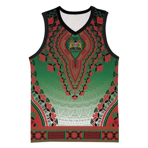 Personalized Afro Kenya Basketball Jersey African Dashiki Style LT15