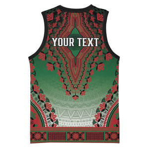 Personalized Afro Kenya Basketball Jersey African Dashiki Style LT15