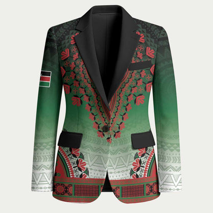 Personalized Kenya African Dashiki Blazer