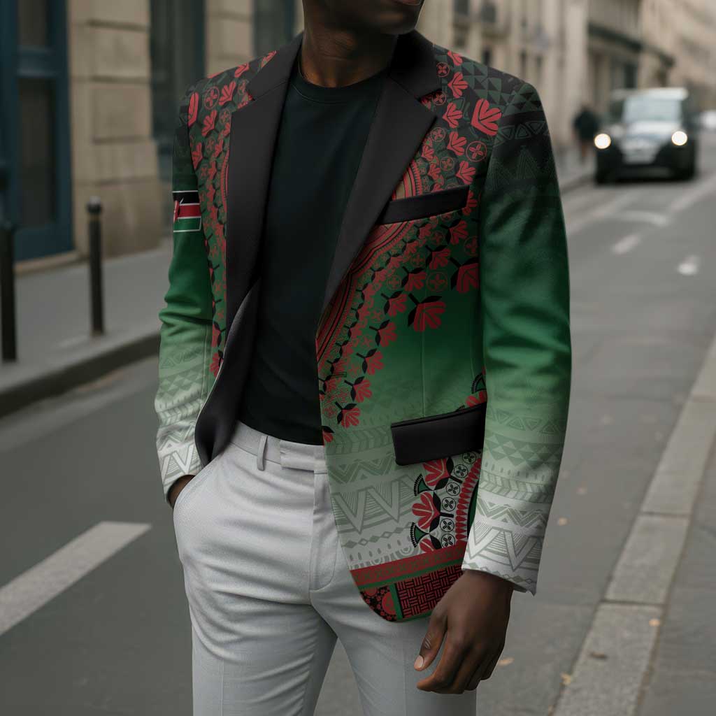 Personalized Kenya African Dashiki Blazer