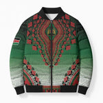Personalized Kenya African Dashiki Bomber Puffer Jacket