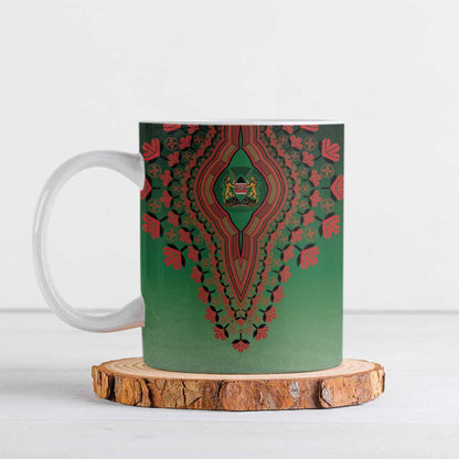 Personalized Kenya African Dashiki Ceramic Mug