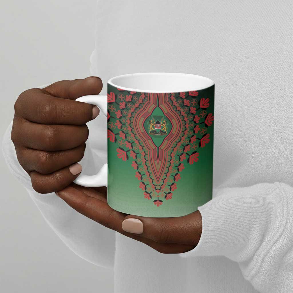 Personalized Kenya African Dashiki Ceramic Mug