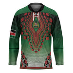 Personalized Kenya African Dashiki Hockey Jersey