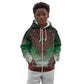 Personalized Afro Kenya Kid Hoodie African Dashiki Style - African Pride