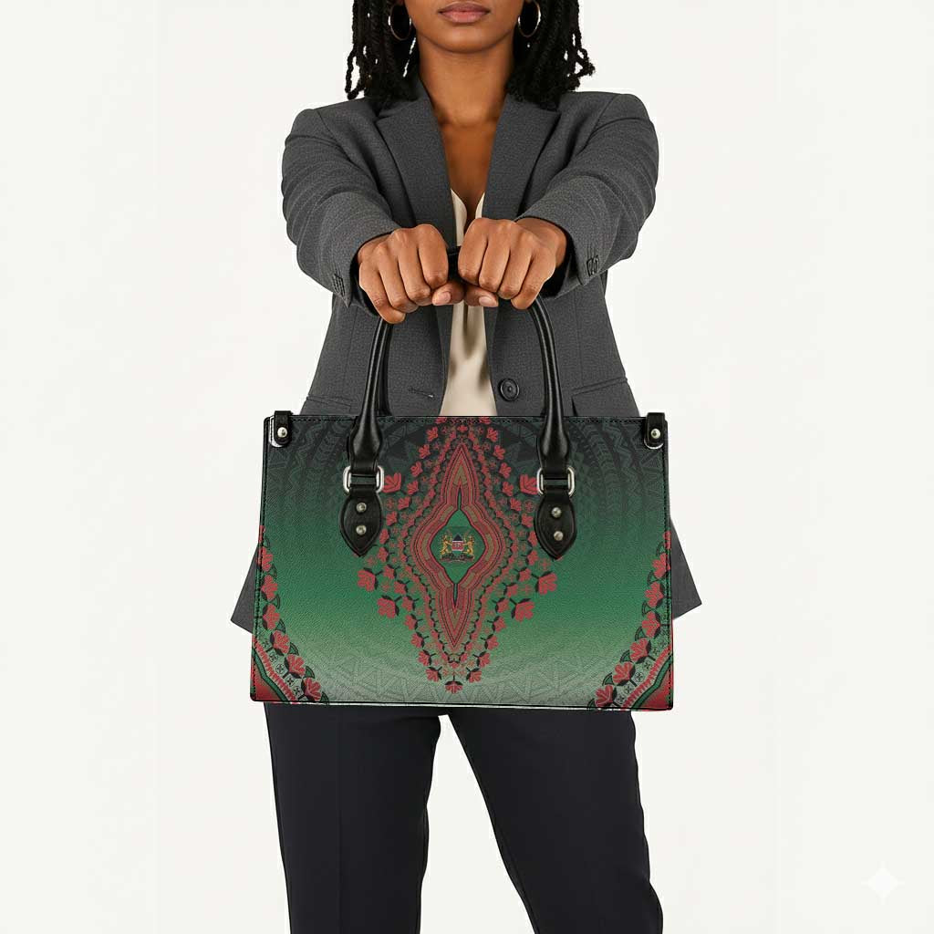 Kenya African Dashiki Leather Bag