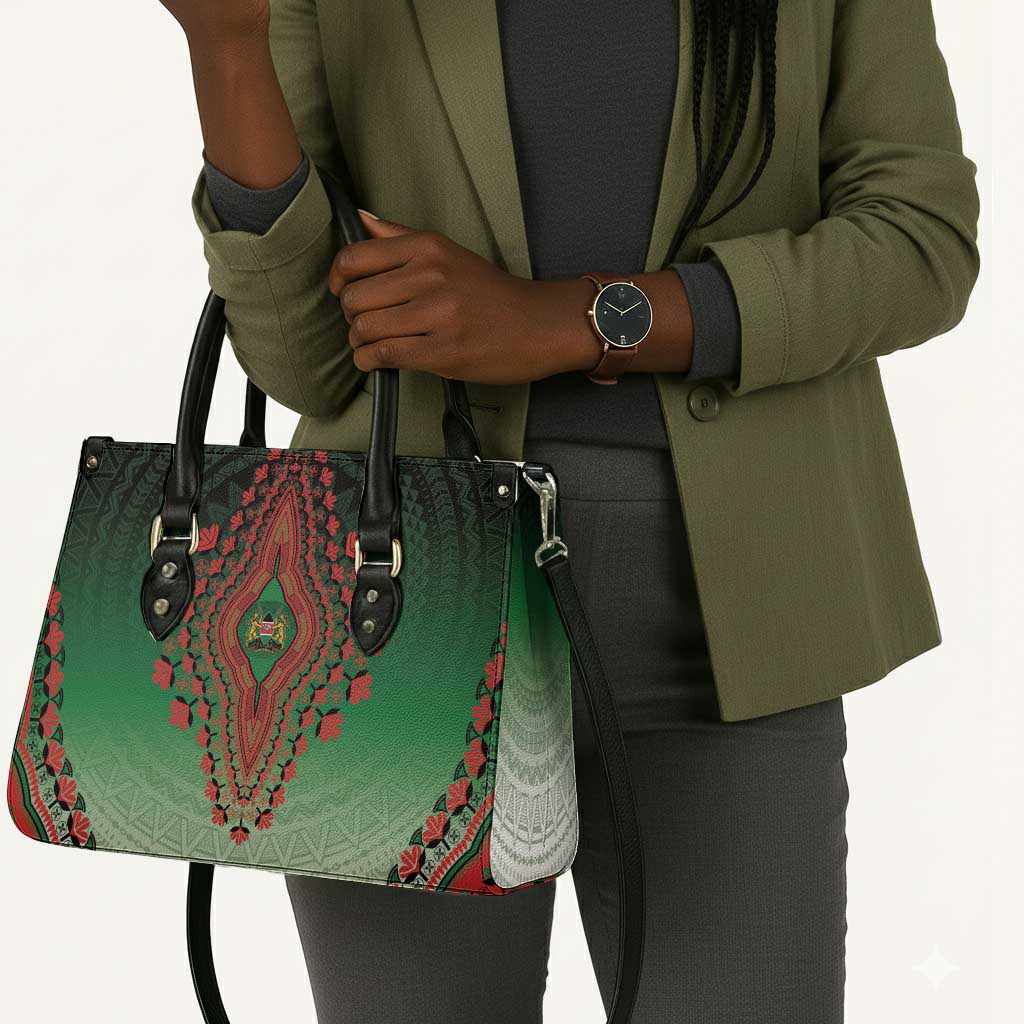 Kenya African Dashiki Leather Bag