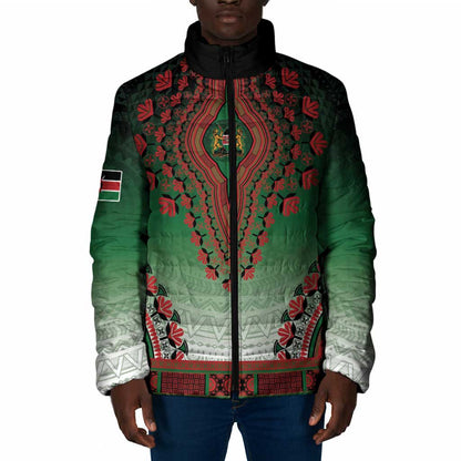 Personalized Kenya African Dashiki Padded Jacket