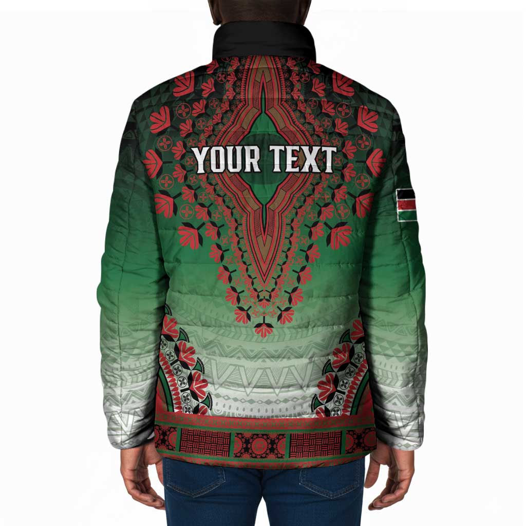 Personalized Kenya African Dashiki Padded Jacket