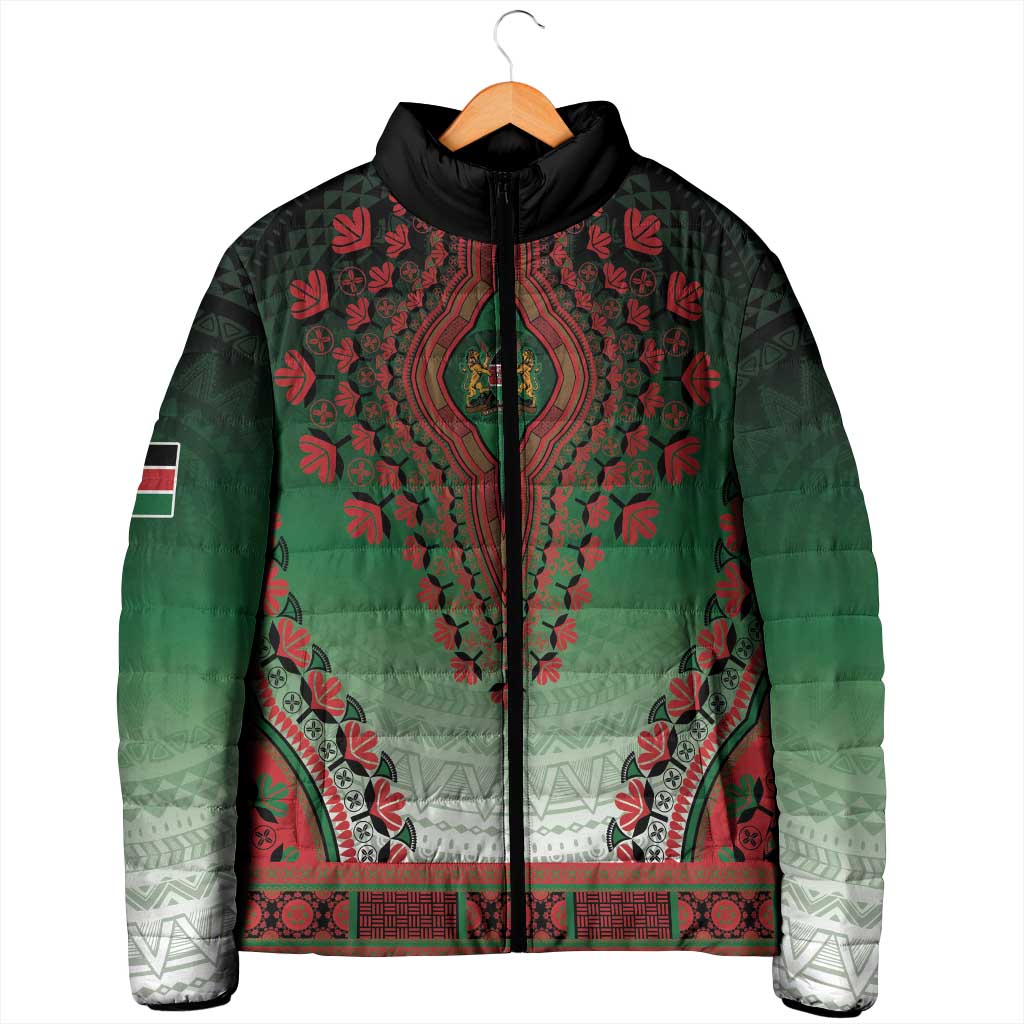 Personalized Kenya African Dashiki Padded Jacket