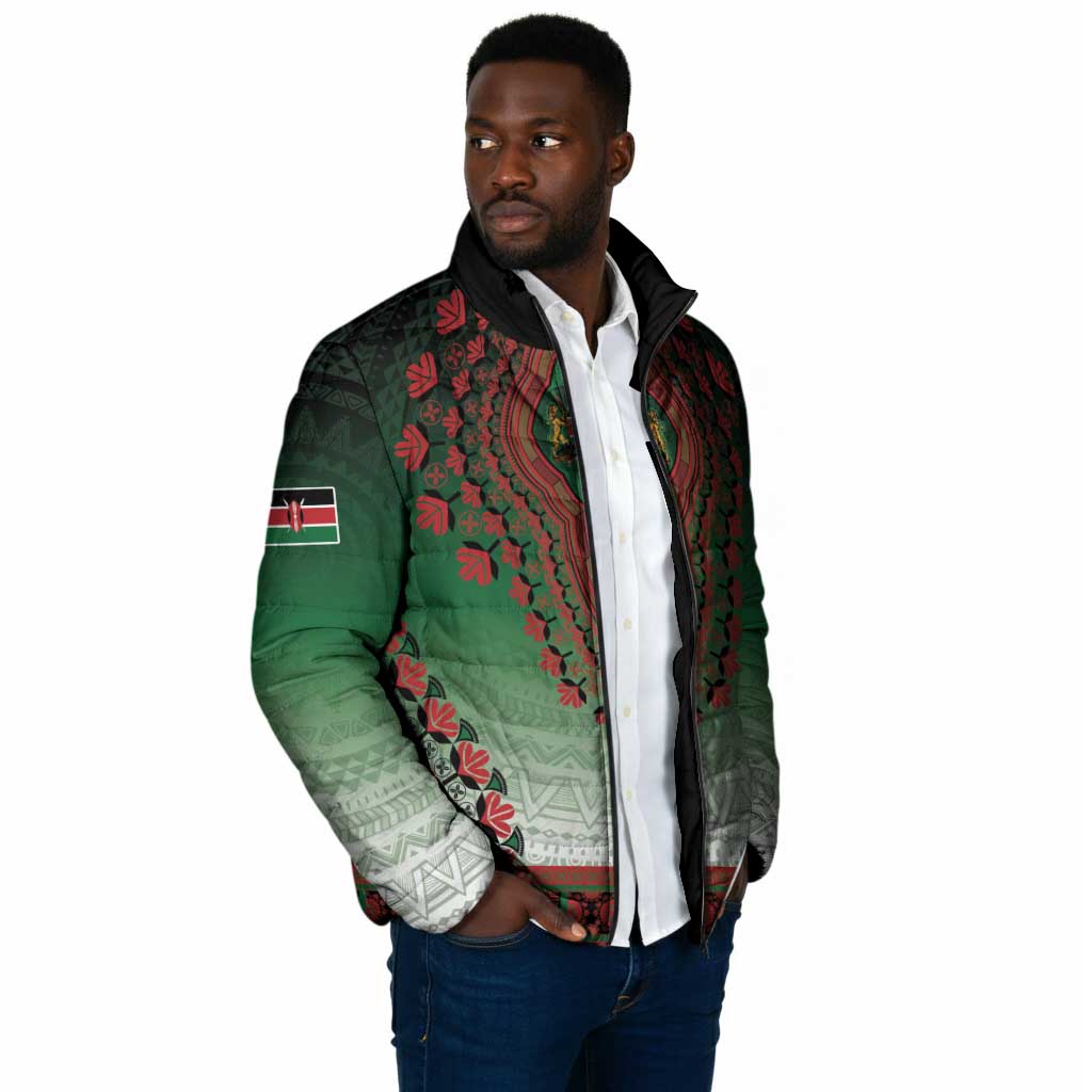 Personalized Kenya African Dashiki Padded Jacket
