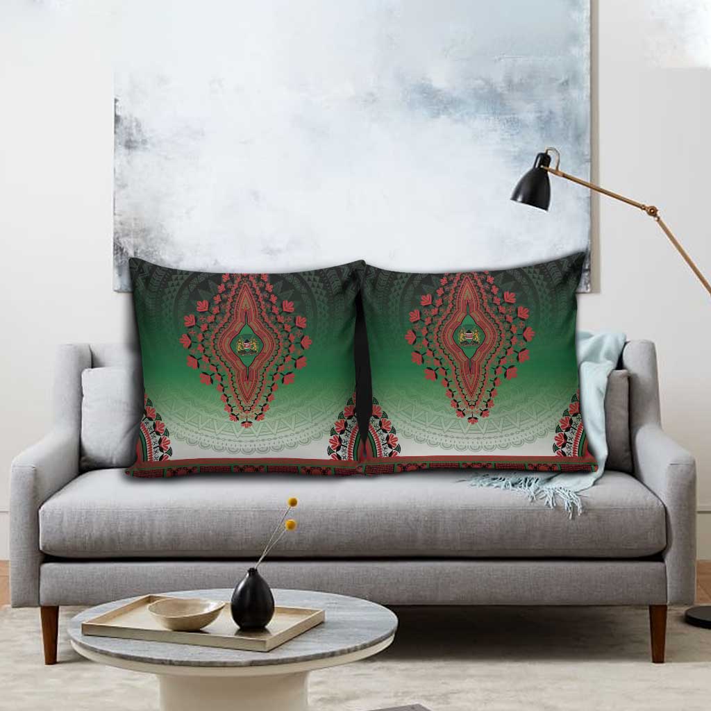 Kenya African Dashiki Pillow Cover