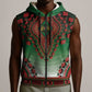 Personalized Afro Kenya Sleeveless Zip Hoodie African Dashiki Style - African Pride